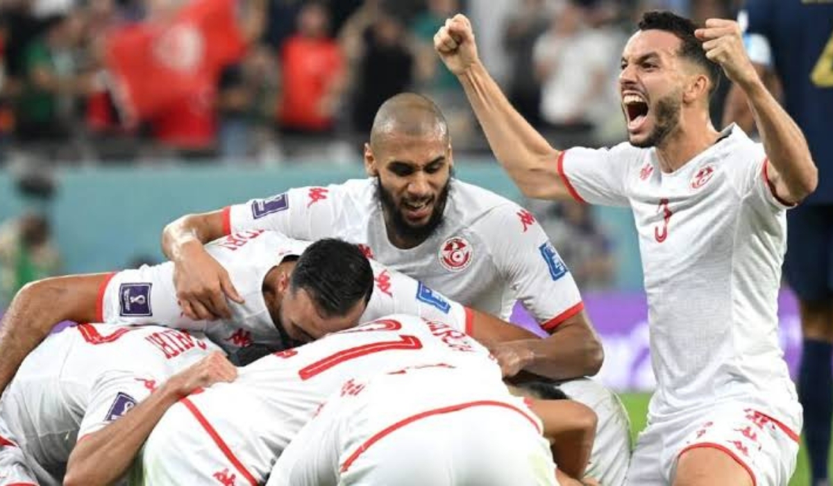 Wahbi Khazri of Tunisia Expresses Happiness with His Team's Victory Over France